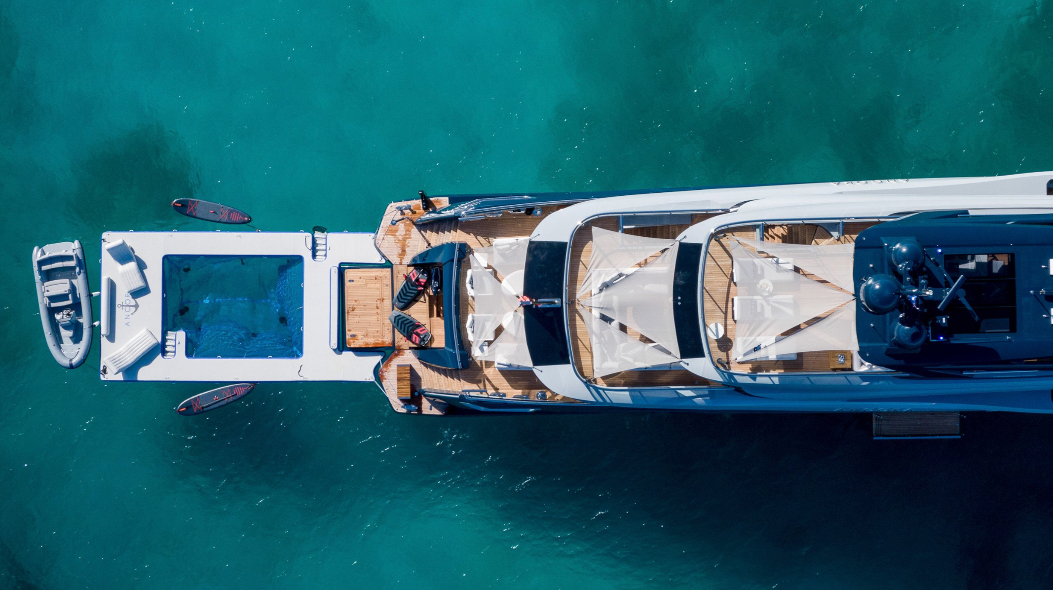 ANCORA yacht charter with jet ski St Tropez France