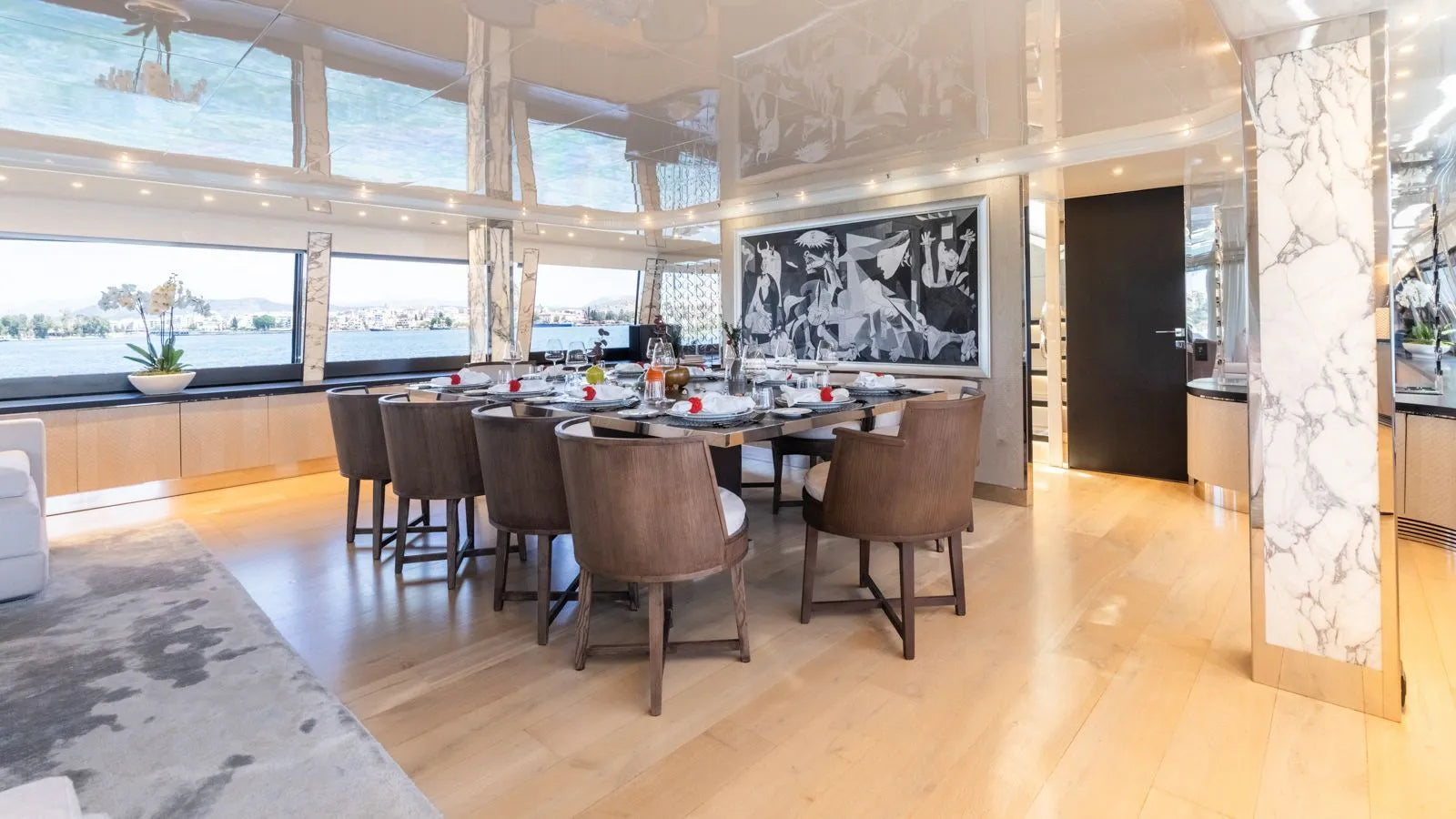 M/Y AQUILA birthday yacht charter Cannes France