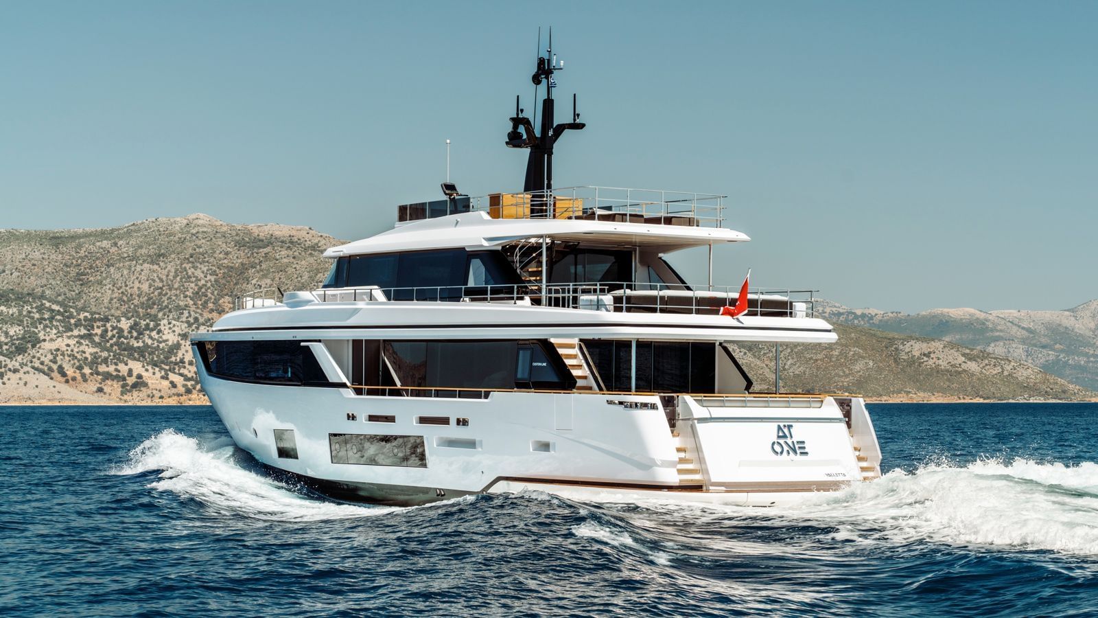 M/Y AT ONE Superyacht Hire Cannes
