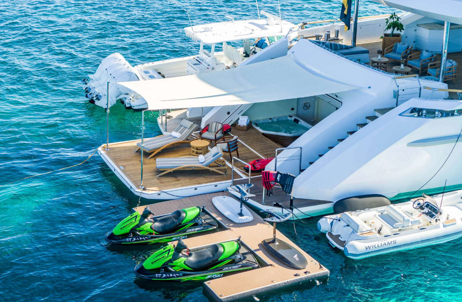 BABA'S party yacht charter Cannes 