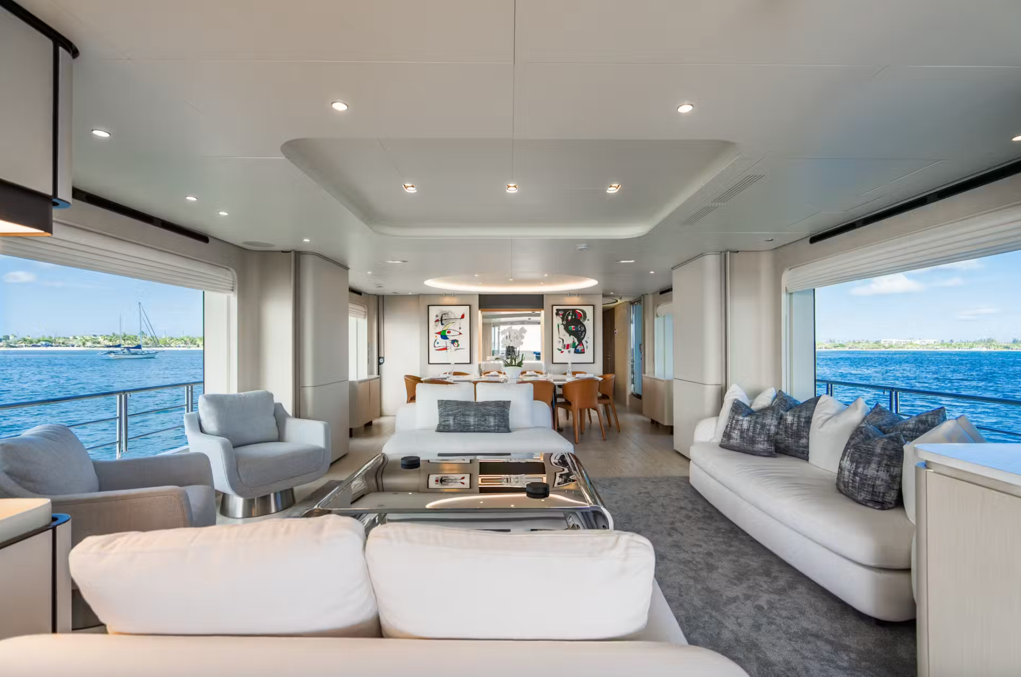 Mega yacht charter with jet ski Caribbean