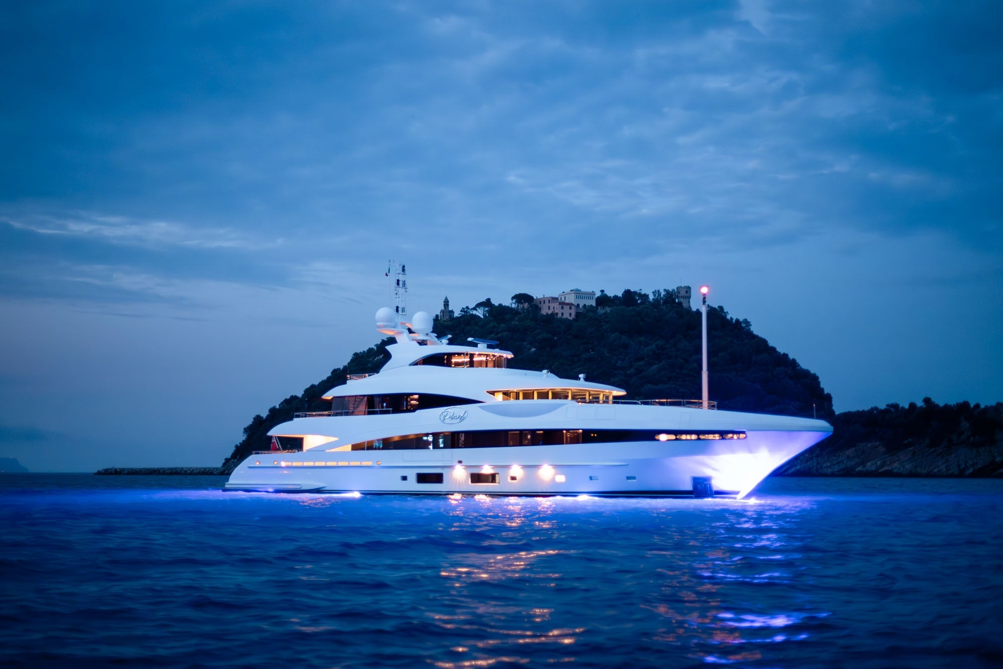 Mega yacht charter with jet ski St Tropez France