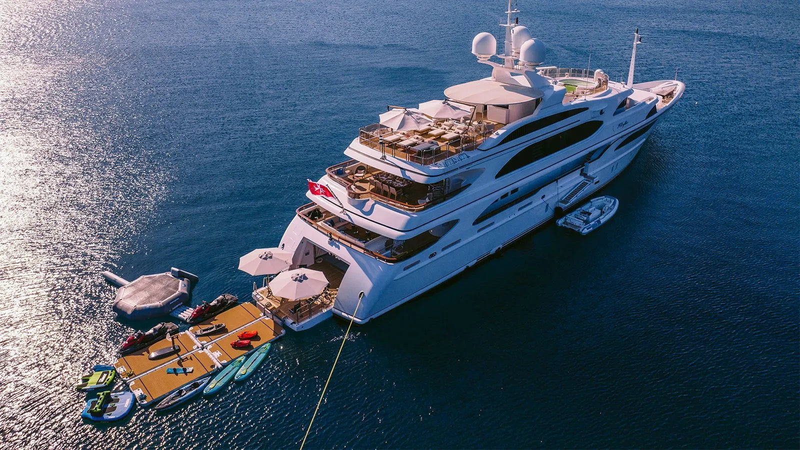fully crewed superyacht Nice France