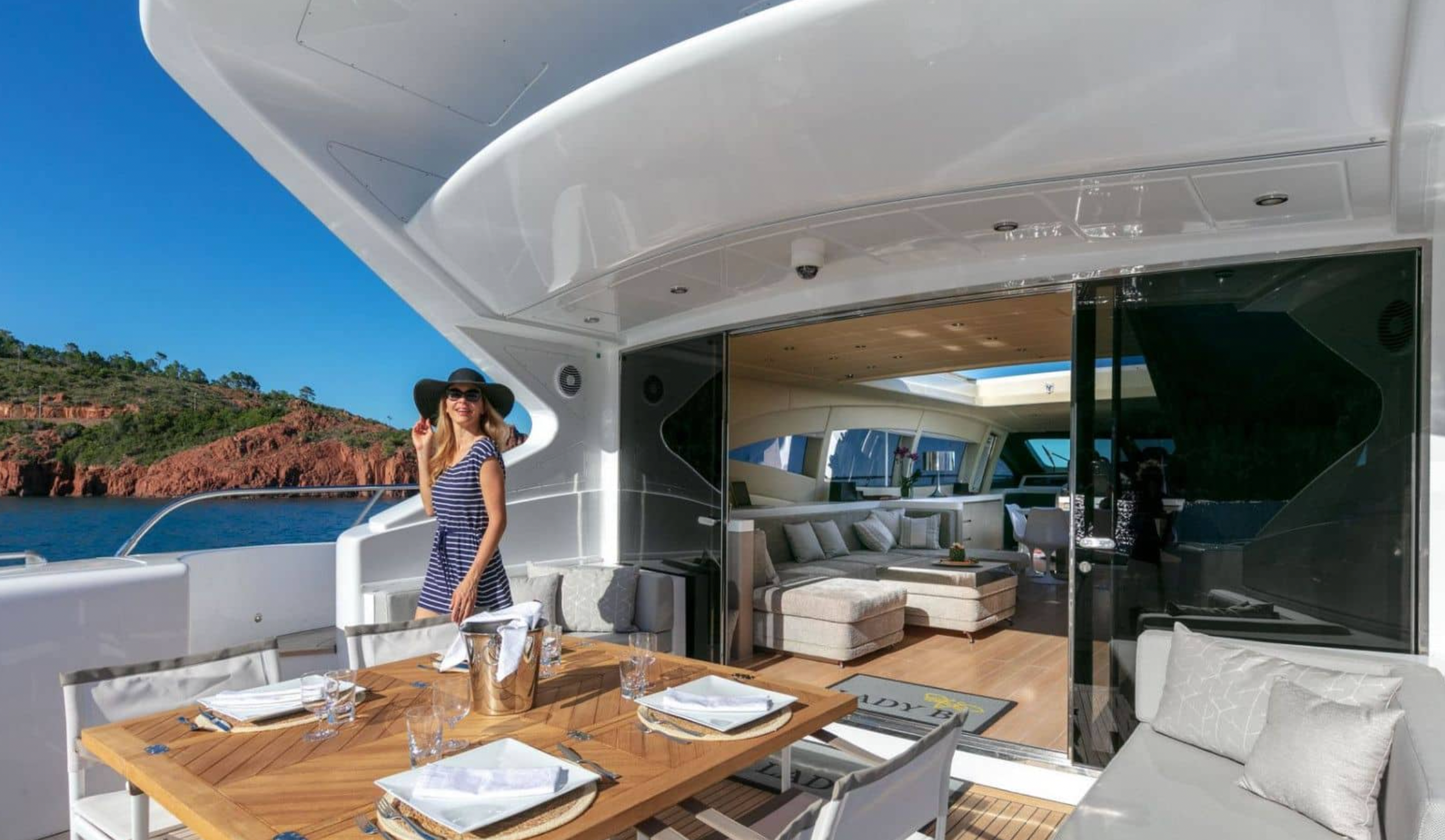 LADY B Term yacht Charter St Tropez France