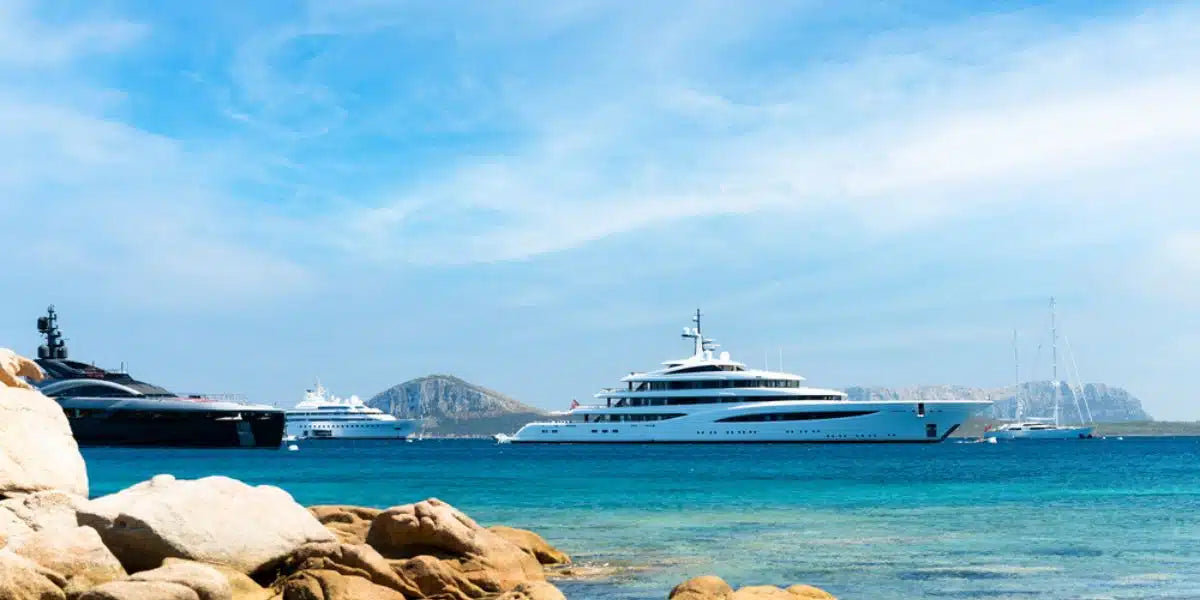 Mega Yacht Charter in Sardinia