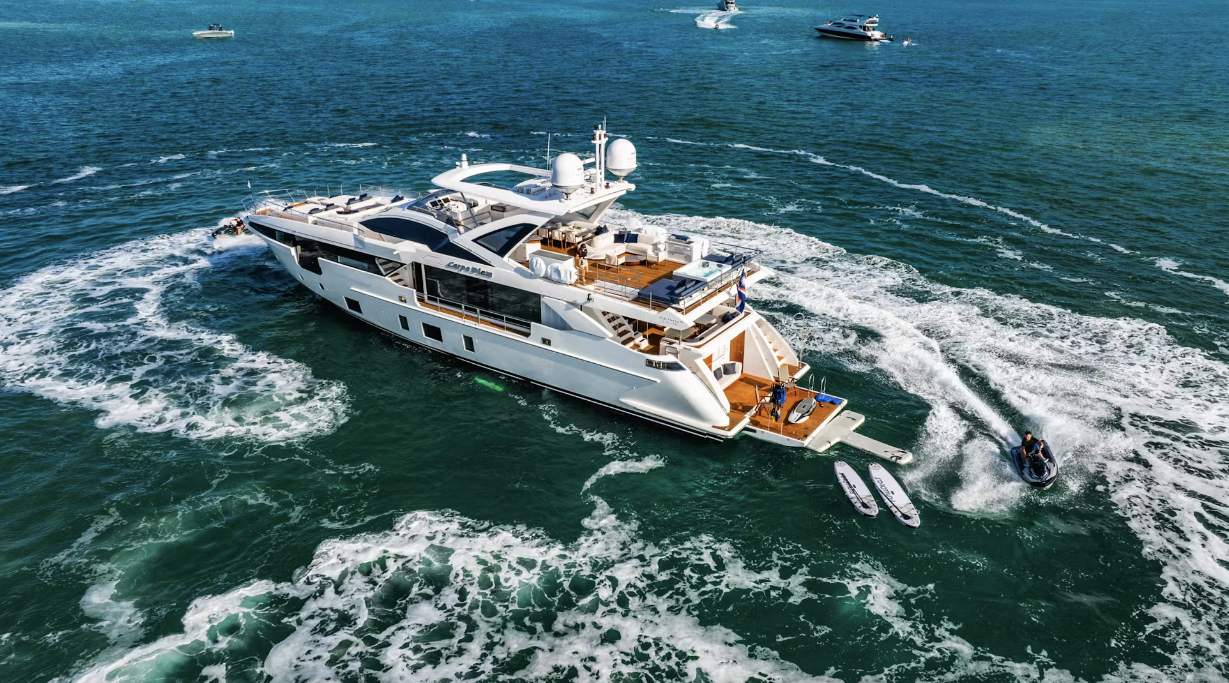party yacht charter Caribbean
