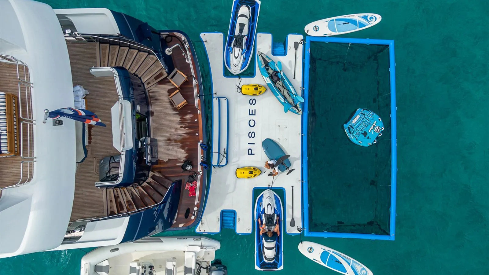 PISCES party yacht Charter Amalfi Coast