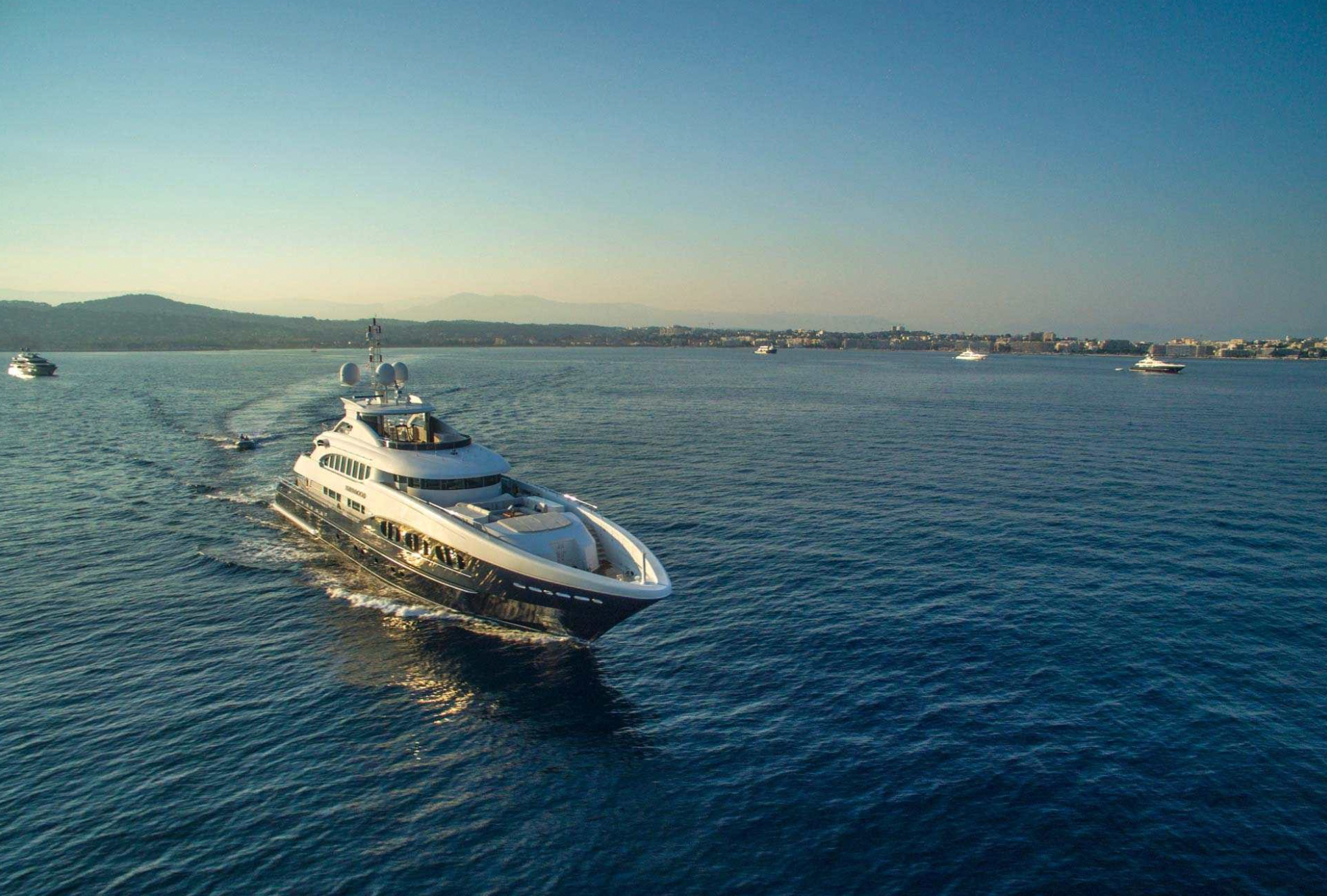 sirocco superyacht for charter Cannes France