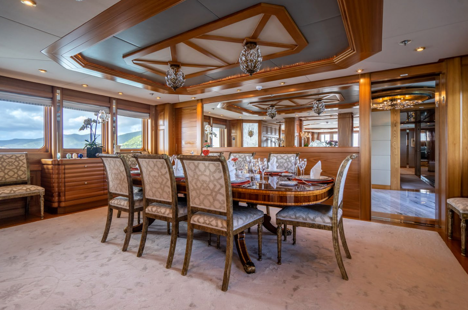VIBRANCE birthday yacht charter St Barts