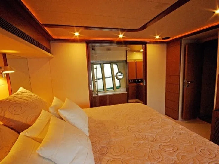 FERRETTI yacht charter Mykonos Greece with skipper