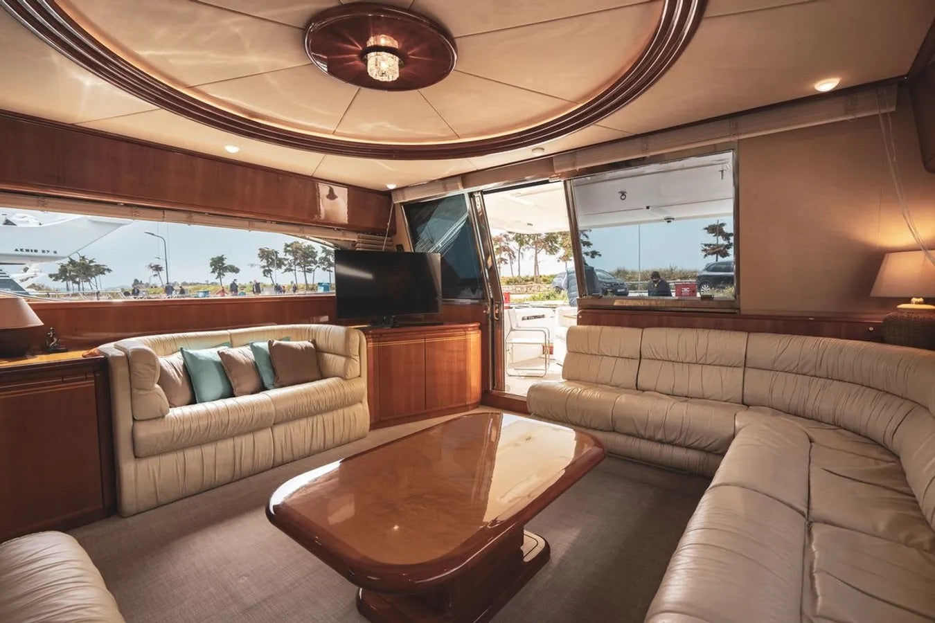 ferretti dream yacht charter Mykonos Greece