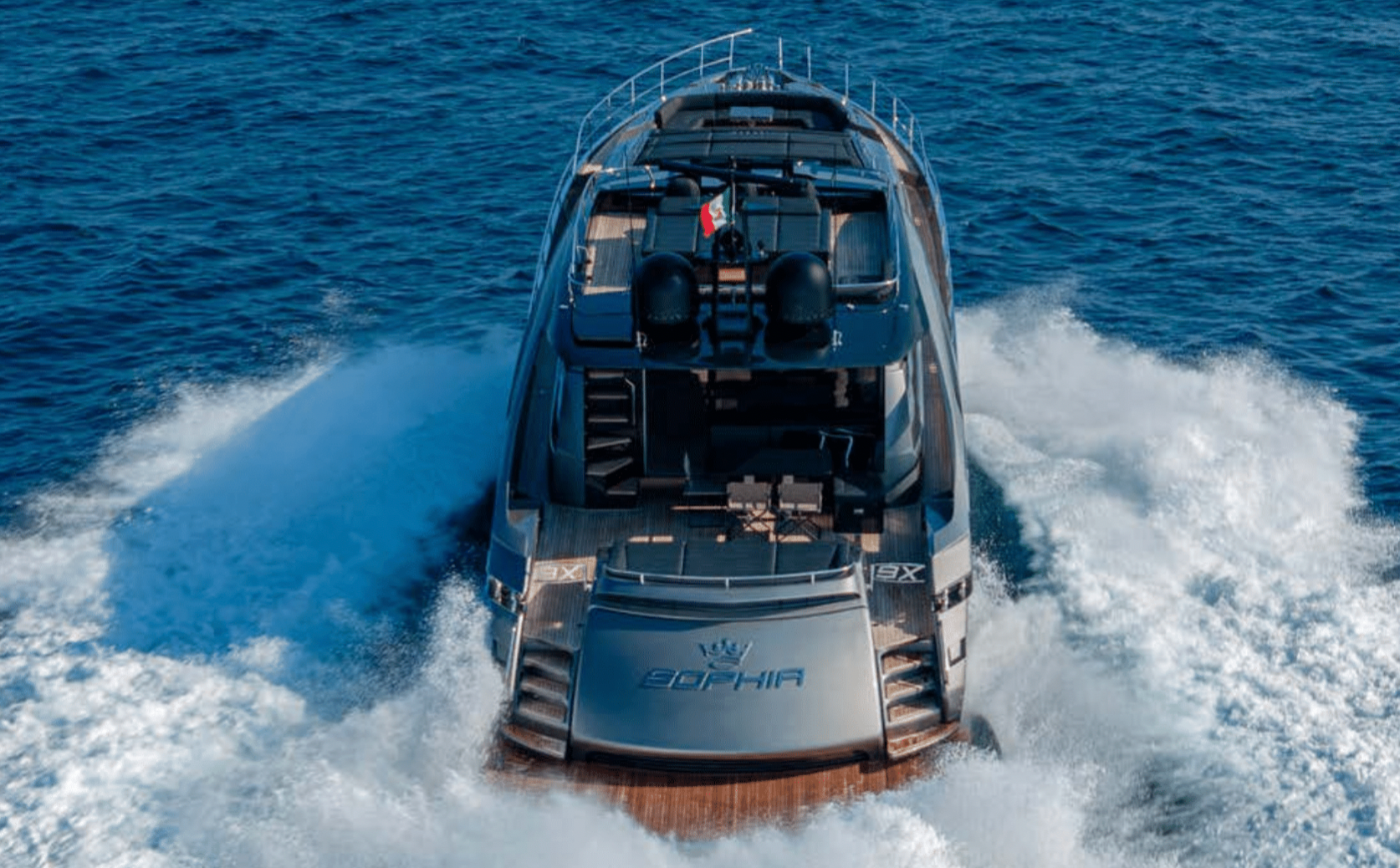 Sophia party yacht Charter Naples Italy