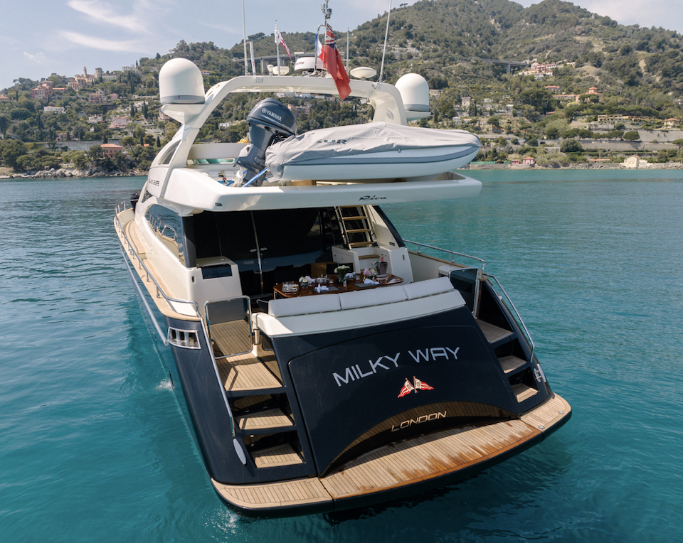 milky way party yacht Charter St Tropez France