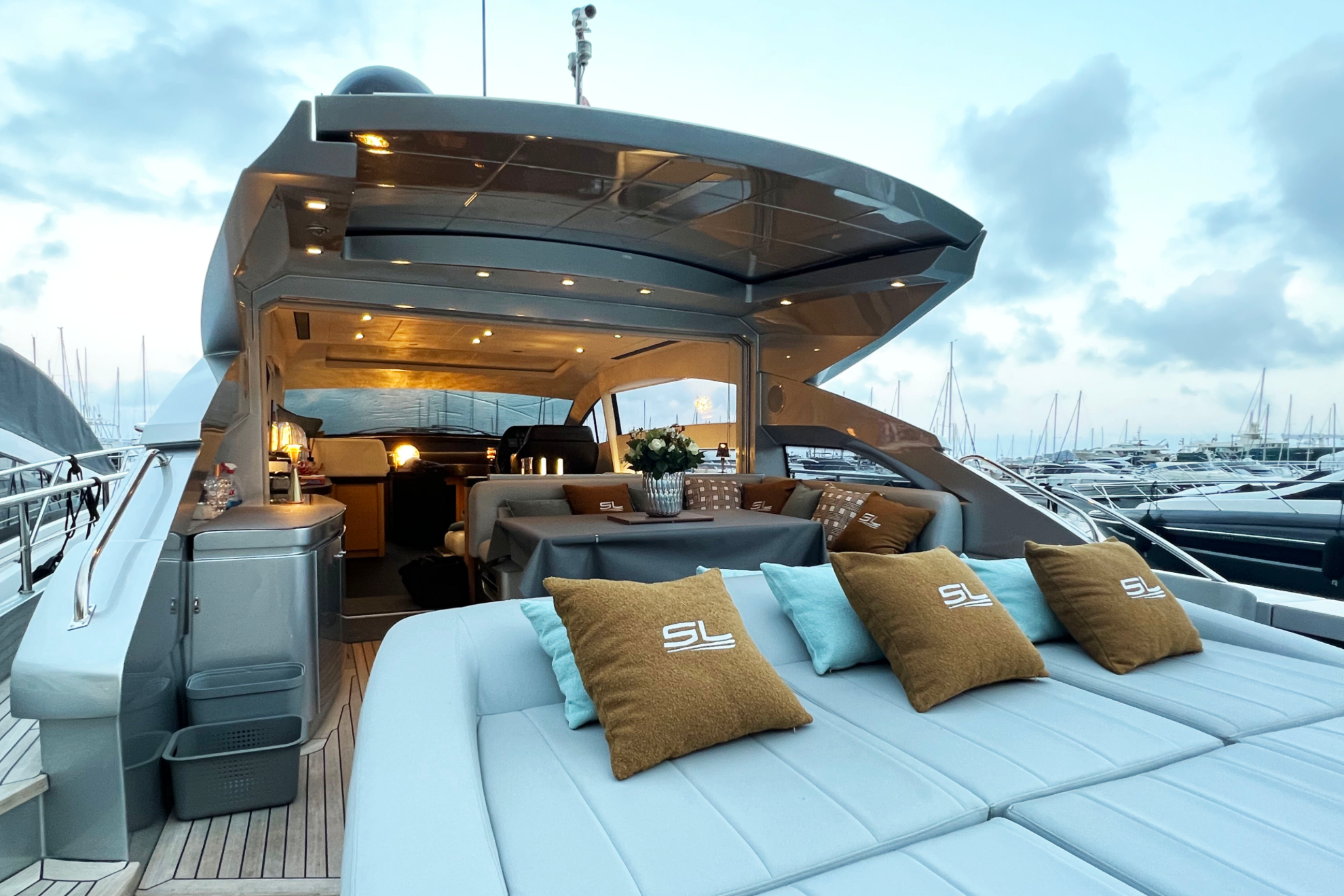 mega yacht charter Antibes France